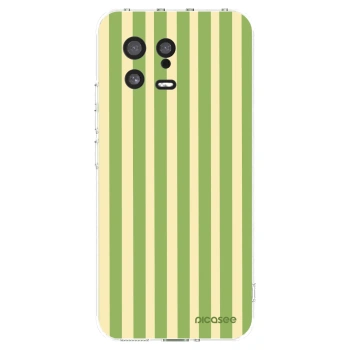 Picasee silikonowe przeźroczyste etui na Xiaomi 13 - Lines Matcha