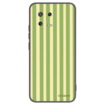 Picasee silikonowe czarne etui na Xiaomi 13 Pro - Lines Matcha