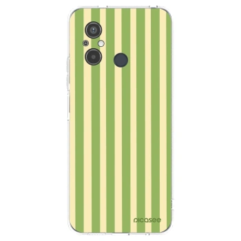 Picasee silikonowe przeźroczyste etui na Xiaomi Redmi 12C - Lines Matcha