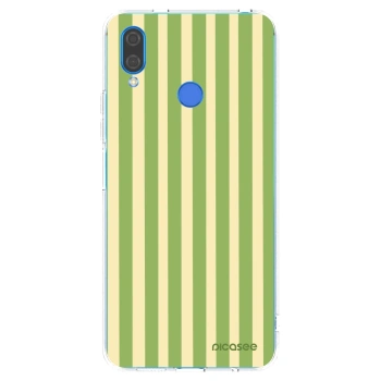 Picasee silikonowe przeźroczyste etui na Huawei Nova 3i - Lines Matcha