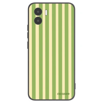 Picasee silikonowe czarne etui na Xiaomi Redmi A2 - Lines Matcha