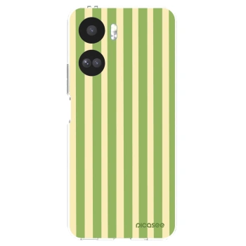Picasee silikonowe przeźroczyste etui na Honor 90 Lite 5G - Lines Matcha