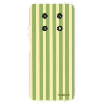 Picasee silikonowe przeźroczyste etui na Honor Magic4 Lite 5G - Lines Matcha