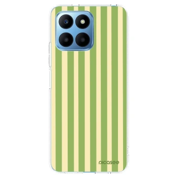 Picasee silikonowe przeźroczyste etui na Honor 70 Lite - Lines Matcha