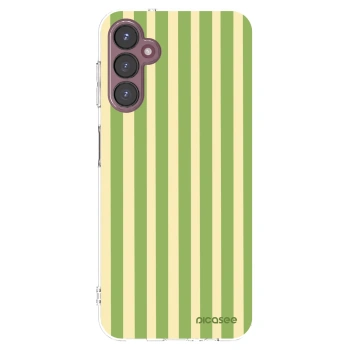 Picasee silikonowe przeźroczyste etui na Samsung Galaxy A05s A057G - Lines Matcha