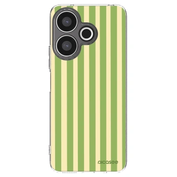 Picasee silikonowe przeźroczyste etui na Xiaomi Redmi 13 4G - Lines Matcha