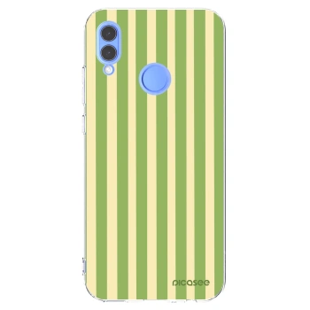 Picasee silikonowe przeźroczyste etui na Huawei P Smart 2019 - Lines Matcha