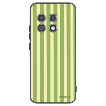 Picasee silikonowe czarne etui na OnePlus 11 5G - Lines Matcha