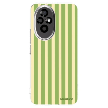 Picasee silikonowe przeźroczyste etui na Honor 200 Pro 5G - Lines Matcha