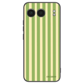 Picasee silikonowe czarne etui na OnePlus Nord 4 - Lines Matcha