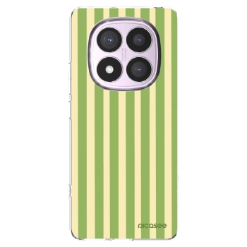 Picasee silikonowe przeźroczyste etui na Xiaomi Redmi Note 14 Pro 5G - Lines Matcha