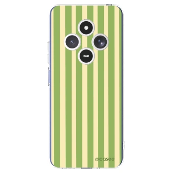 Picasee silikonowe przeźroczyste etui na Xiaomi Redmi 14C - Lines Matcha