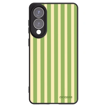 Picasee silikonowe czarne etui na Samsung Galaxy S25 Edge 5G - Lines Matcha