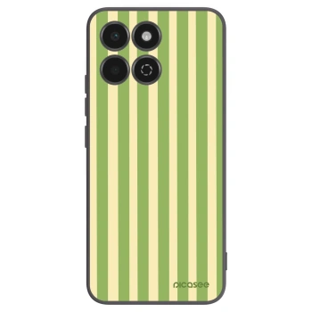 Picasee silikonowe czarne etui na Honor 200 Smart 5G - Lines Matcha