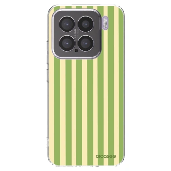 Picasee silikonowe przeźroczyste etui na Xiaomi 15 - Lines Matcha
