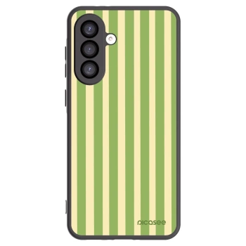 Picasee silikonowe czarne etui na Samsung Galaxy A26 5G A266B - Lines Matcha