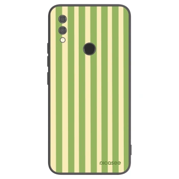 Picasee silikonowe czarne etui na Xiaomi Redmi Note 7 - Lines Matcha