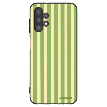 Picasee silikonowe czarne etui na Samsung Galaxy A13 5G - Lines Matcha
