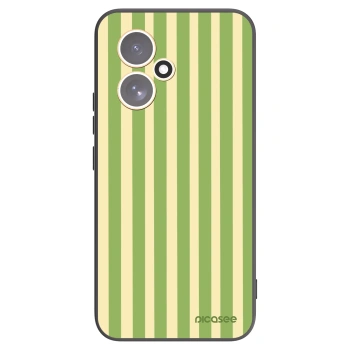 Picasee silikonowe czarne etui na Honor 400 5G - Lines Matcha