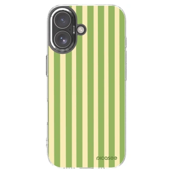 Picasee silikonowe przeźroczyste etui na Apple iPhone 17 - Lines Matcha