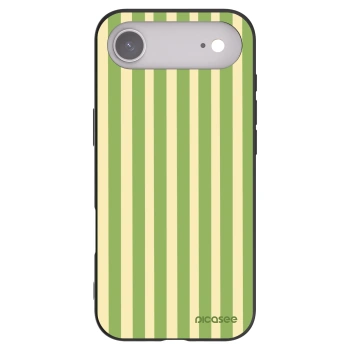 Picasee silikonowe czarne etui na Apple iPhone Air - Lines Matcha