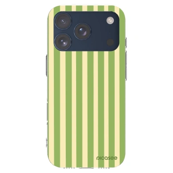Picasee silikonowe przeźroczyste etui na Apple iPhone 17 Pro - Lines Matcha