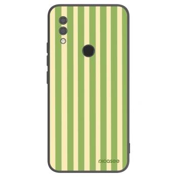 Picasee silikonowe czarne etui na Xiaomi Redmi 7 - Lines Matcha