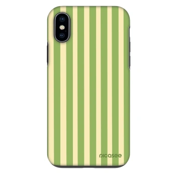 Etui na Apple iPhone X/XS - Lines Matcha