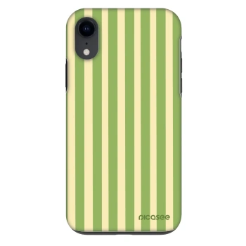 Etui na Apple iPhone XR - Lines Matcha