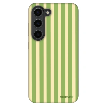 Etui na Samsung Galaxy S23 5G - Lines Matcha