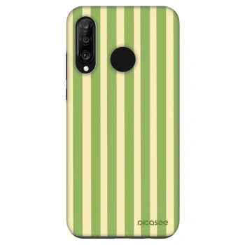 Etui na Huawei P30 Lite - Lines Matcha