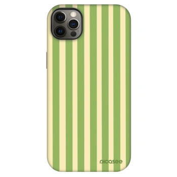 Etui na Apple iPhone 12 Pro Max - Lines Matcha