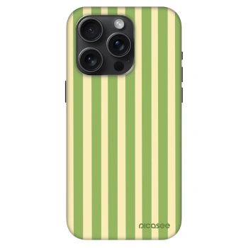 Etui na Apple iPhone 15 Pro - Lines Matcha