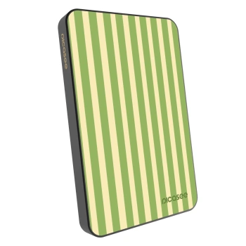 Powerbank z MagSafe 5 000 mAh Szary - Lines Matcha