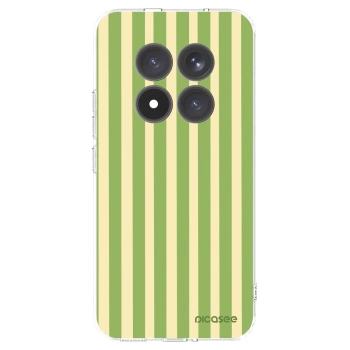 Picasee silikonowe przeźroczyste etui na Xiaomi Redmi Note 15 Pro+ - Lines Matcha