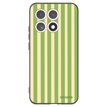 Picasee silikonowe czarne etui na Xiaomi 15T - Lines Matcha