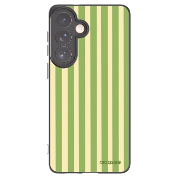 Picasee silikonowe czarne etui na Samsung Galaxy S26+ - Lines Matcha