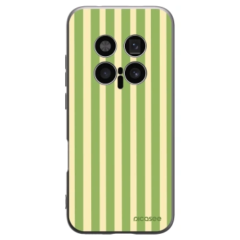 Picasee silikonowe czarne etui na Honor Magic8 Pro 5G - Lines Matcha