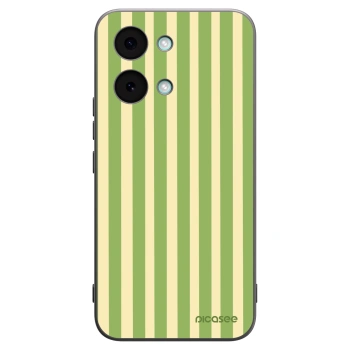 Picasee silikonowe czarne etui na Xiaomi Poco X8 Pro Max - Lines Matcha