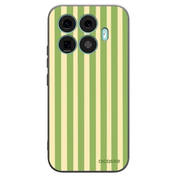 Picasee silikonowe czarne etui na Xiaomi 17T - Lines Matcha