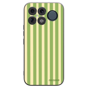 Picasee silikonowe czarne etui na Xiaomi Poco F8 Ultra - Lines Matcha