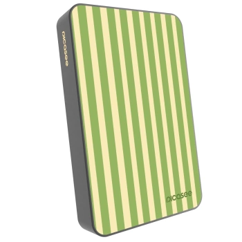 Powerbank z MagSafe 10 000 mAh Szary - Lines Matcha