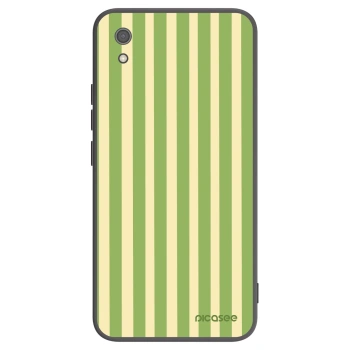 Picasee silikonowe czarne etui na Xiaomi Redmi 7A - Lines Matcha