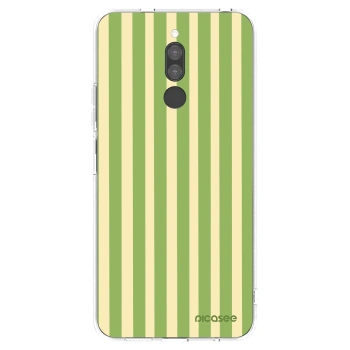 Picasee silikonowe przeźroczyste etui na Xiaomi Redmi 8 - Lines Matcha