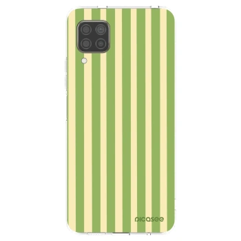 Picasee silikonowe przeźroczyste etui na Huawei P40 Lite - Lines Matcha