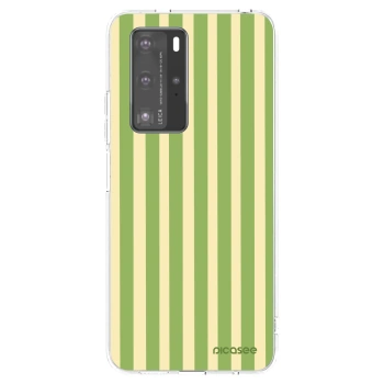 Etui na Huawei P40 Pro - Lines Matcha