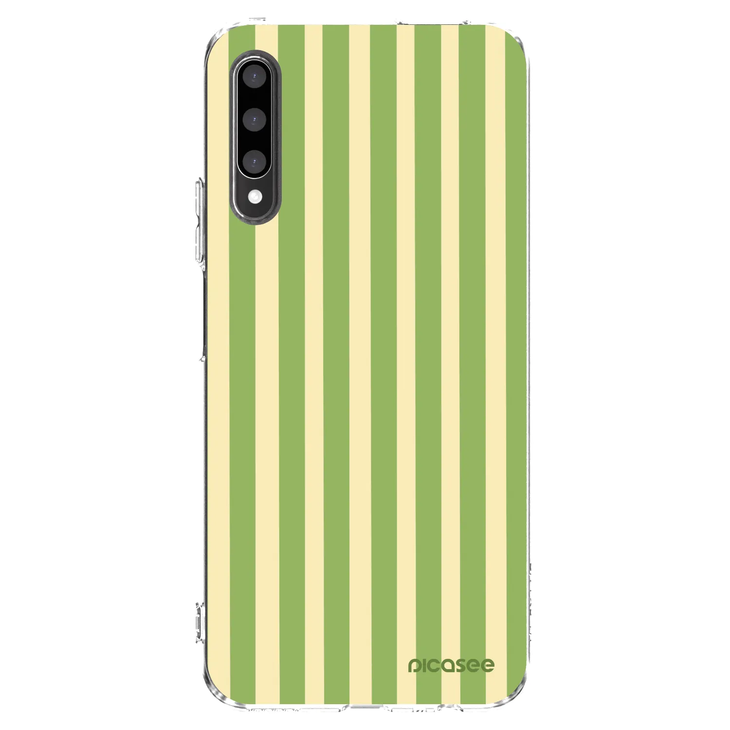 Picasee silikonowe przeźroczyste etui na Honor 9X Pro - Lines Matcha