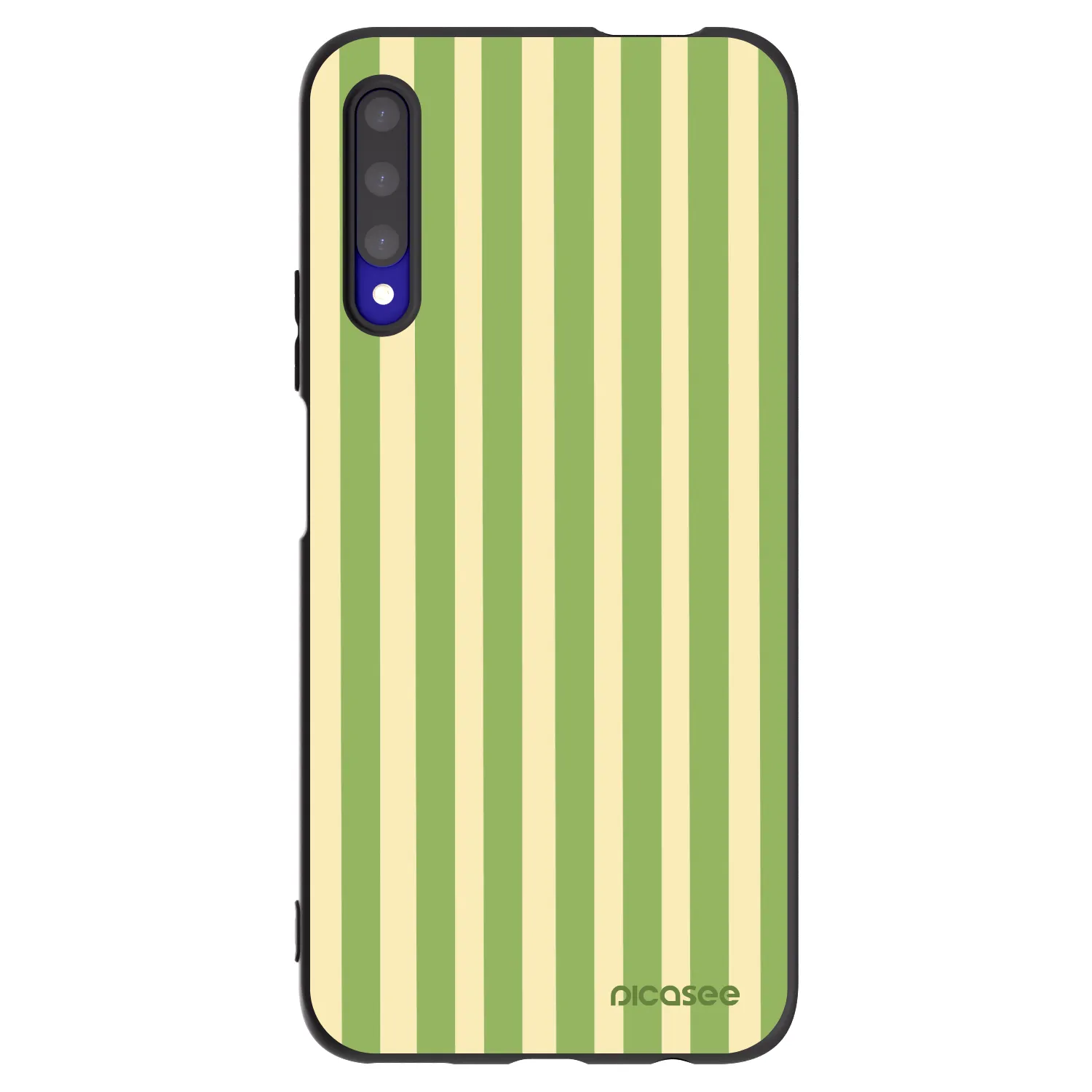 Picasee silikonowe czarne etui na Honor 9X Pro - Lines Matcha