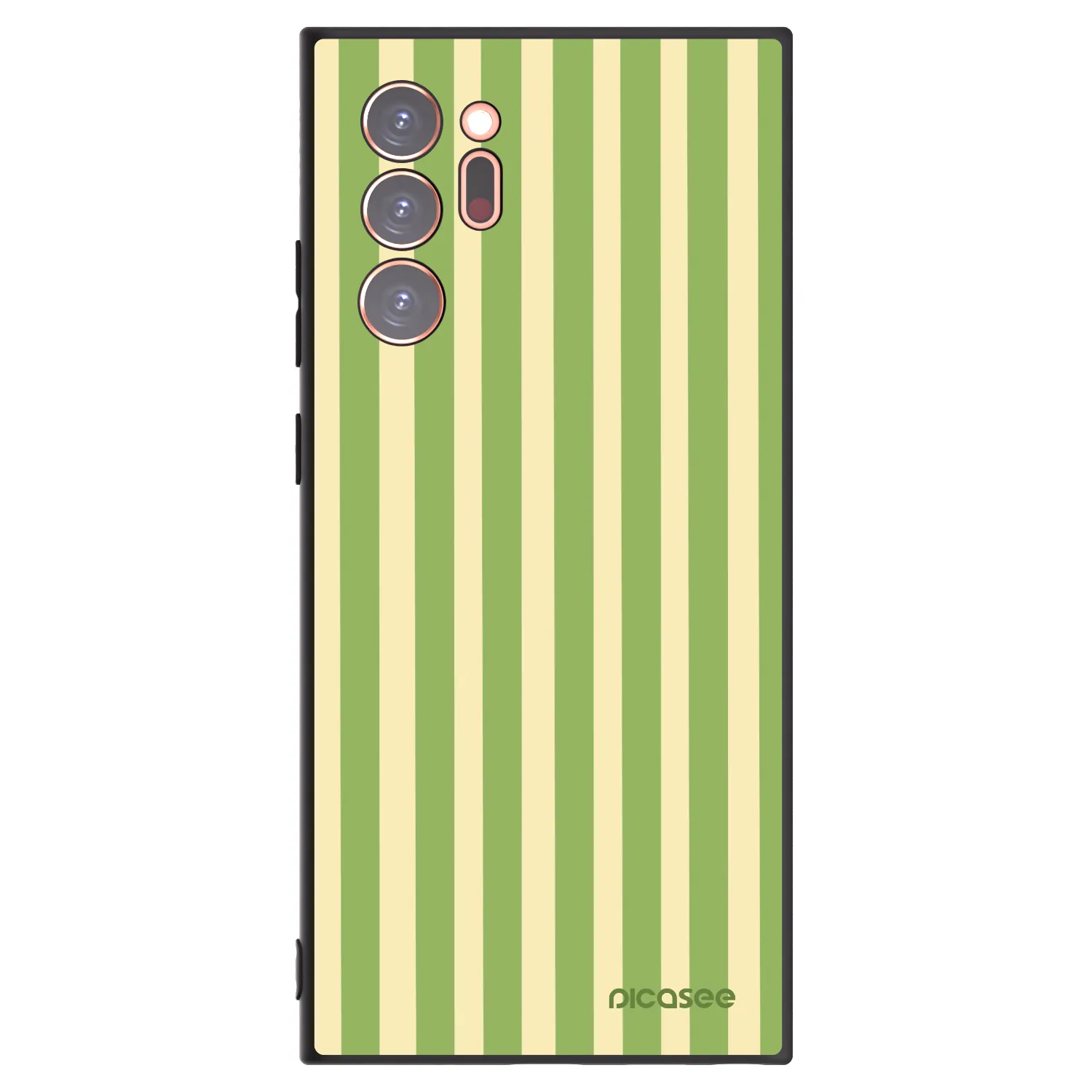Picasee silikonowe czarne etui na Samsung Galaxy Note 20 Ultra - Lines Matcha
