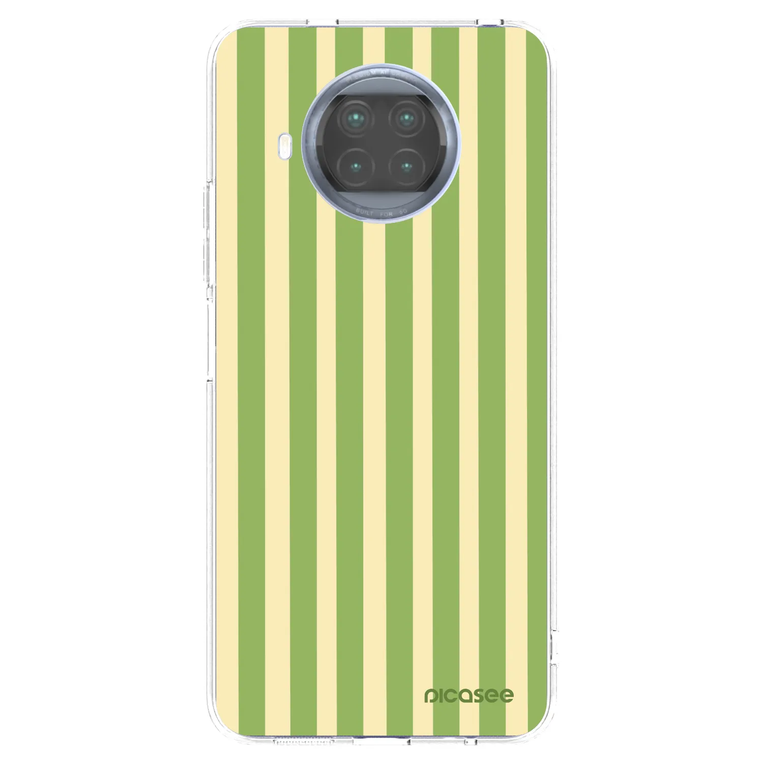 Picasee silikonowe przeźroczyste etui na Xiaomi Mi 10T Lite - Lines Matcha